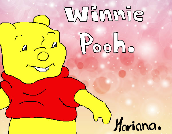 Desenho Winnie Pooh pintado por laviniaco