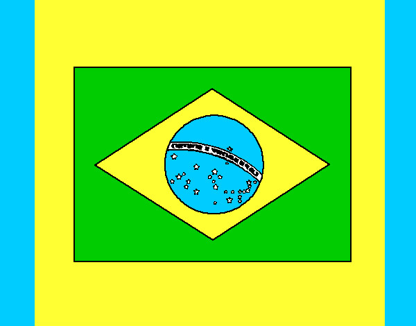 Desenho Brasil pintado por eduardofre