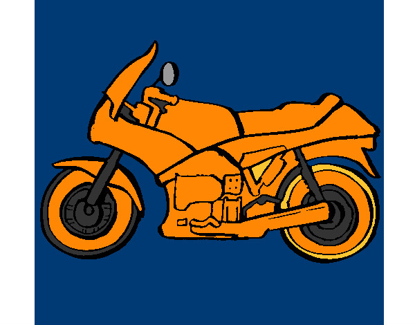 Desenho Motocicleta pintado por NinaPerdi