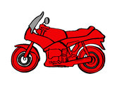 Desenho Motocicleta pintado por NinaPerdi