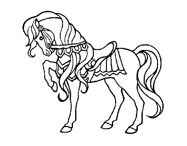 Desenho Cavalo 1 pintado por gloriaa