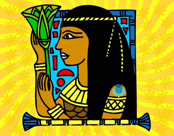 Desenho Cleopatra pintado por lucianoPE