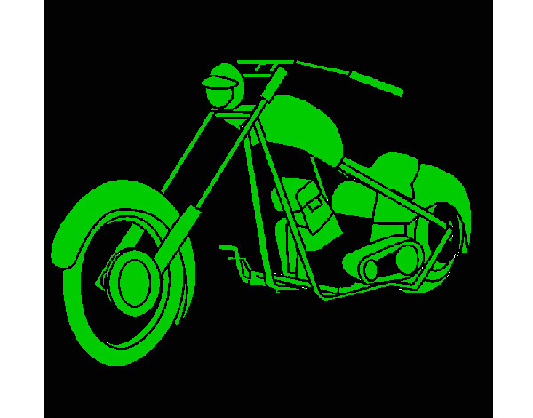 Desenho Moto pintado por lukasbatal