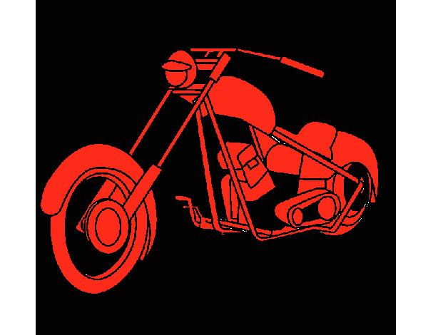 Desenho Moto pintado por lukasbatal