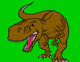 Desenho Dinossauro aborrecido pintado por KAKE