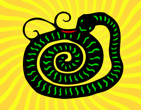 Desenho Signo da serpente pintado por _Dindih_