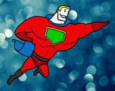 Desenho Super herói enorme pintado por Nivio3