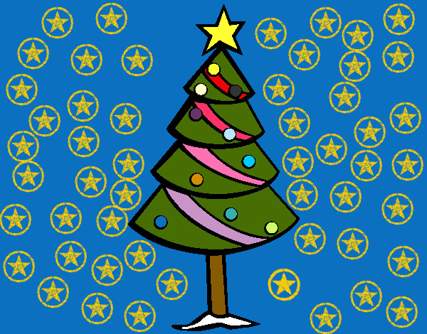 Desenho Árvore de natal II pintado por SABRINAS 
