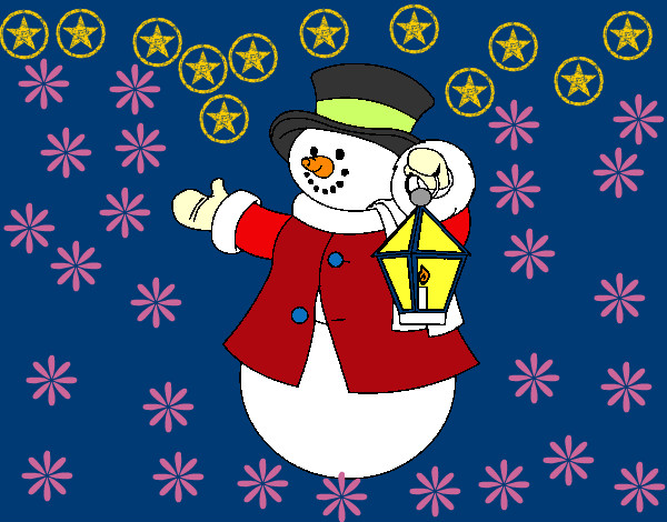 Desenho Boneco de neve III pintado por SABRINAS 