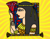 Desenho Cleopatra pintado por marcelle