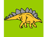 Desenho Stegossaurus pintado por goncalos