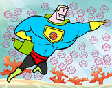 Desenho Super herói enorme pintado por FelipeGim