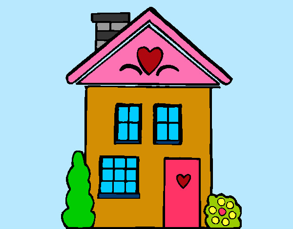 Desenho Casa con cuori pintado por Syanny