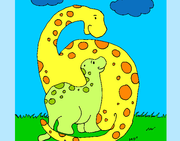 Desenho Dinossauros pintado por eduardo2