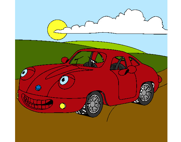 Desenho Herbie pintado por Guilerme2