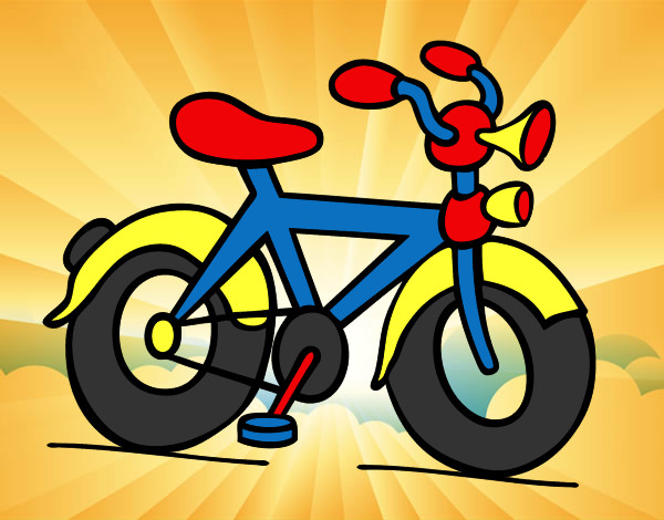 Desenho Bicicleta com buzina pintado por Apolo