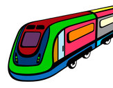 Desenho Comboio de alta velocidade pintado por ruansinho