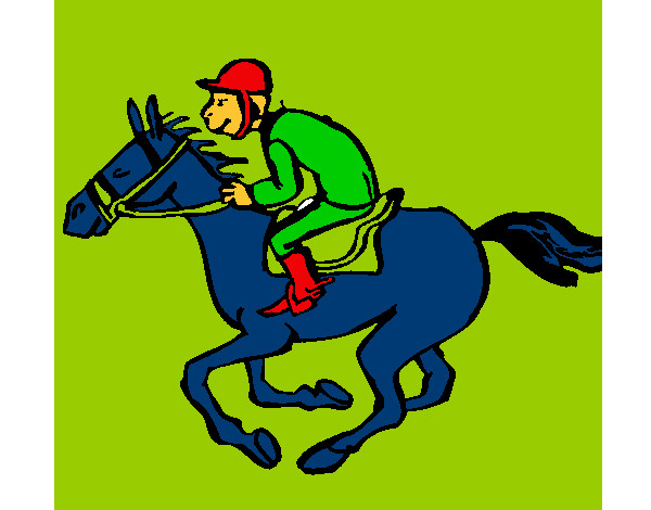 Desenho Corrida de cavalos pintado por kaioc