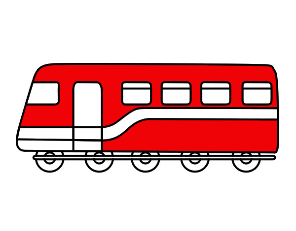 Desenho Trem de passageiros pintado por davi09ma