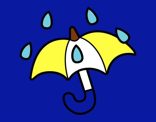 Desenho Guarda-chuva aberto pintado por DaviLindo