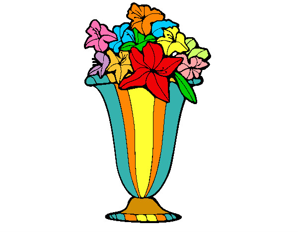 Desenho Jarro de flores 2a pintado por civany
