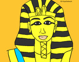 Desenho Tutankamon pintado por JoaoGui