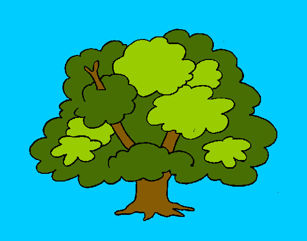 Desenho Árvore pintado por clarab