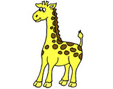 Desenho Girafa 4 pintado por JP03