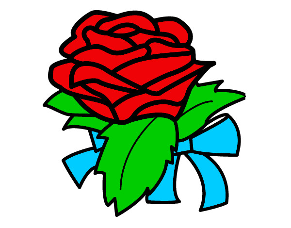 Desenho Rosa, flor pintado por jhonatan9