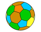 Desenho Bola de futebol II pintado por Mauri