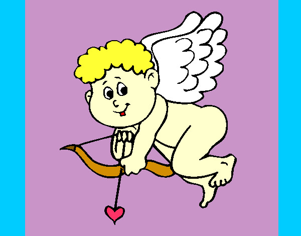 Desenho Cupido pintado por aninhabb