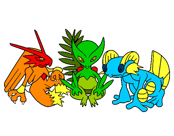 Imprimir Pokémon Sceptile para colorir
