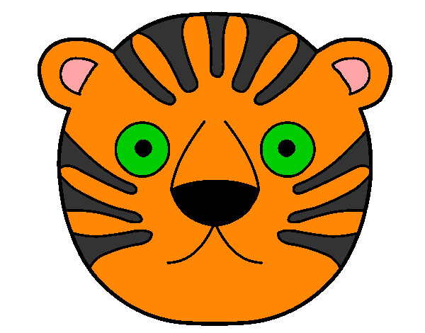 Desenho Tigre II pintado por flora