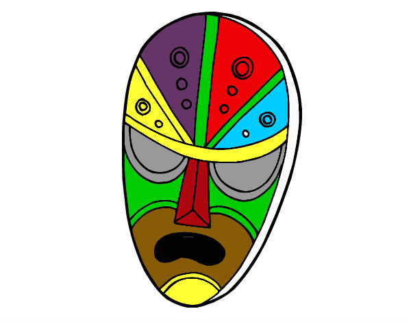 Desenho Máscara zangada pintado por Thoppo