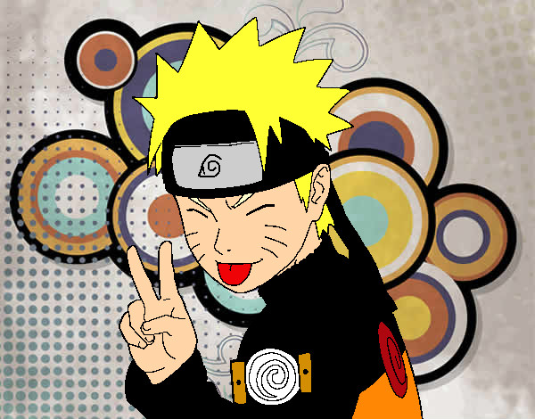 Desenho de Naruto Uzumaki pintado e colorido por Caio_kt o dia 06 de Março  do 2014