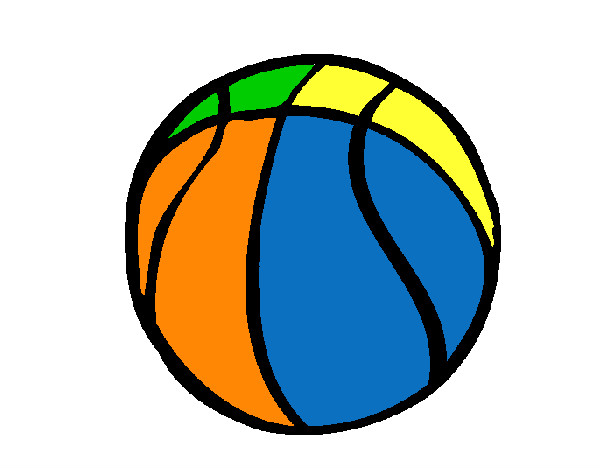 Desenho Bola de basquete pintado por pedro20
