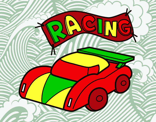 Desenho Carro de competição pintado por jhonatan9