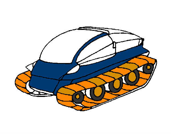 Desenho Nave tanque pintado por joijean