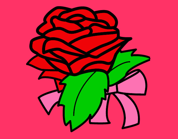 Desenho Rosa, flor pintado por tamirisv