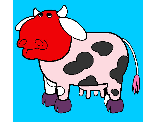 Desenho Vaca pensativa pintado por Matheus02