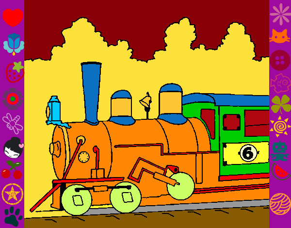 Desenho Locomotiva  pintado por jhonatan9
