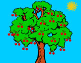 Desenho Árvore 1 pintado por Bbia