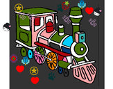 Desenho Comboio 3 pintado por davipedro