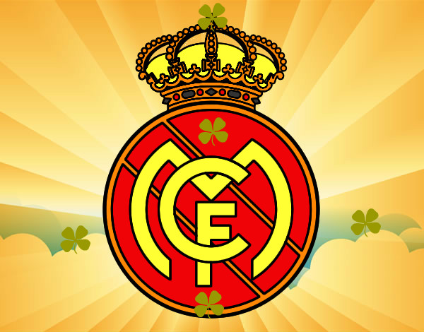 Desenho Emblema do Real Madrid C.F. pintado por igorzao