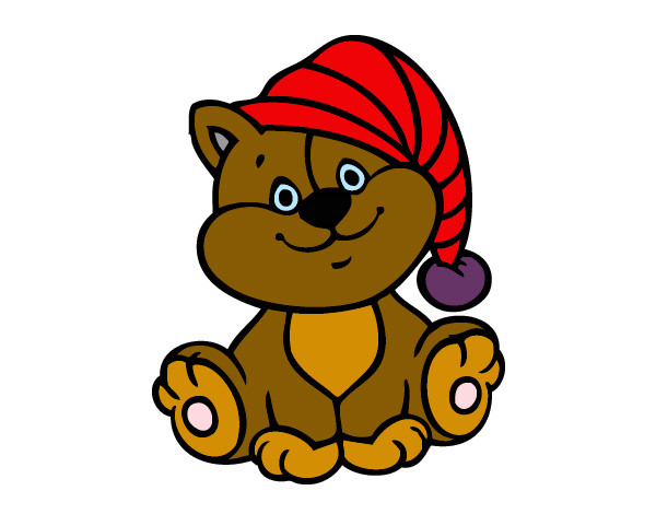 Desenho Gato com chapéu pintado por gabrielrog