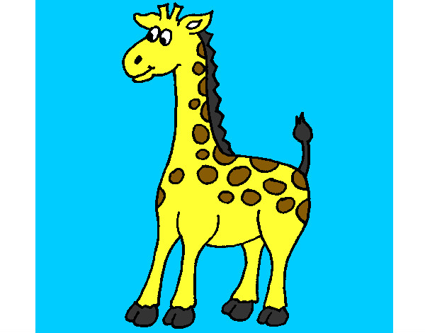 Desenho Girafa 4 pintado por mama2