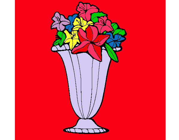 Desenho Jarro de flores 2a pintado por Myly