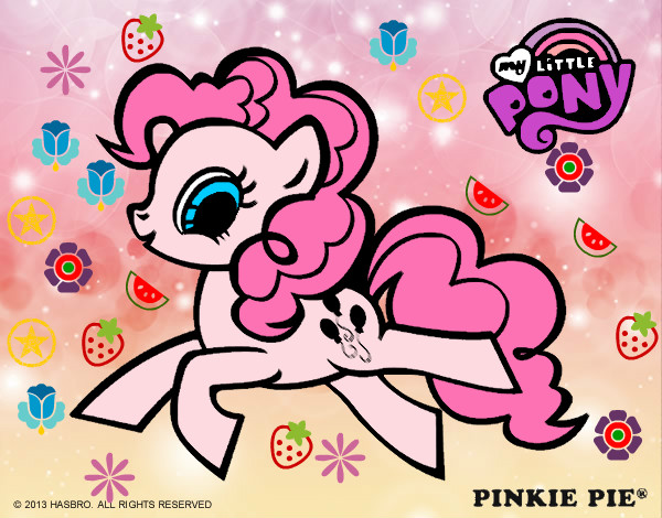 Desenho Pinkie Pie pintado por adryelem
