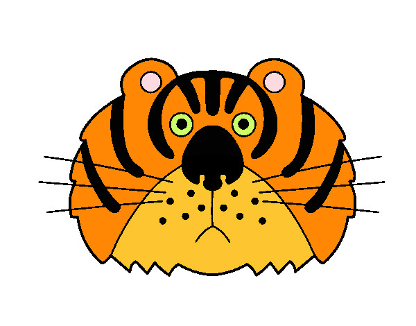 Desenho Tigre III pintado por gabrielrog