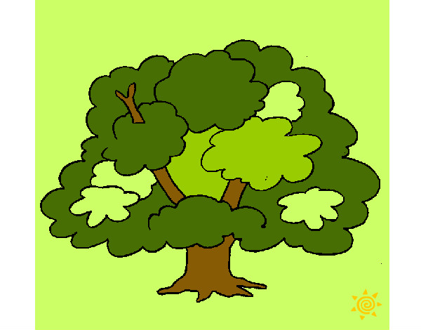 Desenho Árvore pintado por MINDA